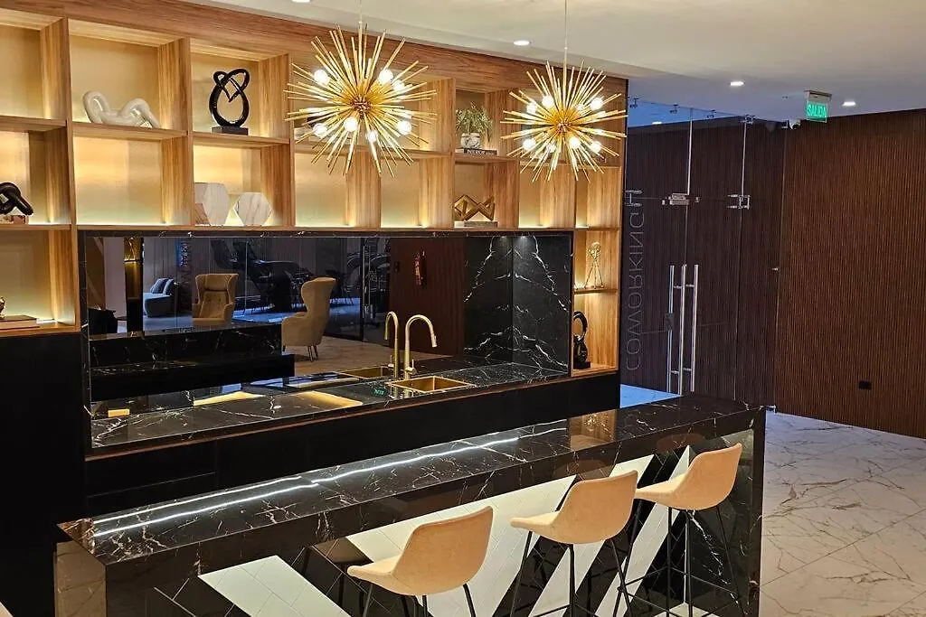 キトEdificio Xoe - Piso 17 Parque La Carolinaアパートメント エクアドル