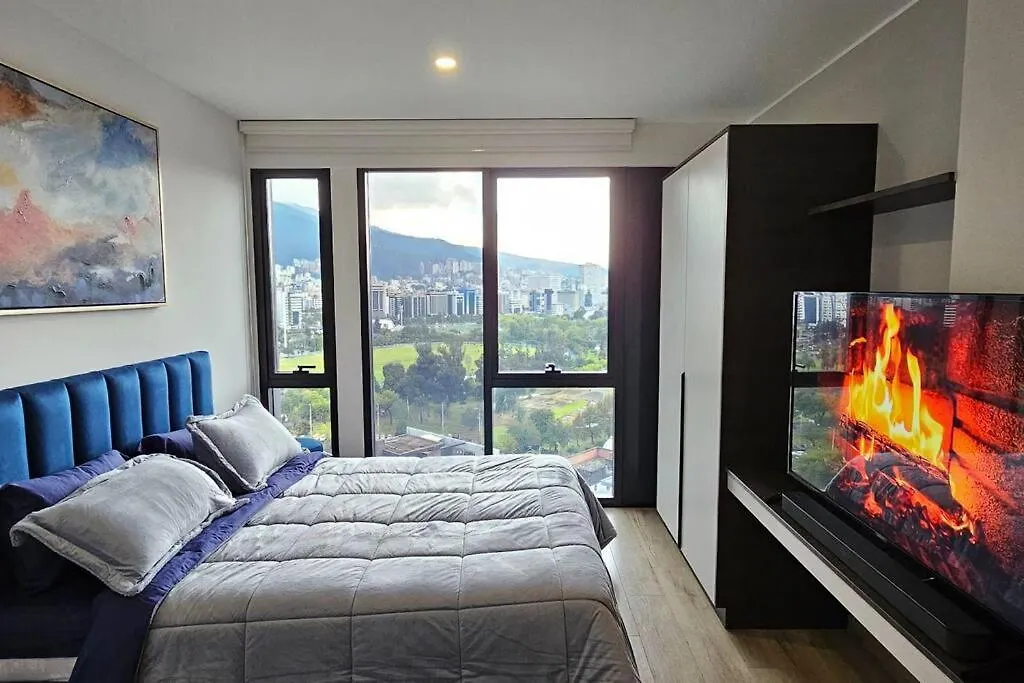 Apartamento Edificio Xoe - Piso 17 Parque La Carolina Quito 0*,  Ecuador